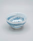 Ege Esintisi Spiral Desenli Renkli Cam Kase