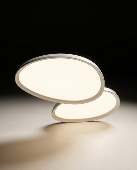 Japandi Tarzı Çift Oval İkili Minimalist LED Aplik