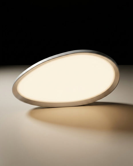 Japandi Tarzı Tekli Oval Minimalist LED Aplik