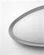 Japandi Tarzı Tekli Oval Minimalist LED Aplik