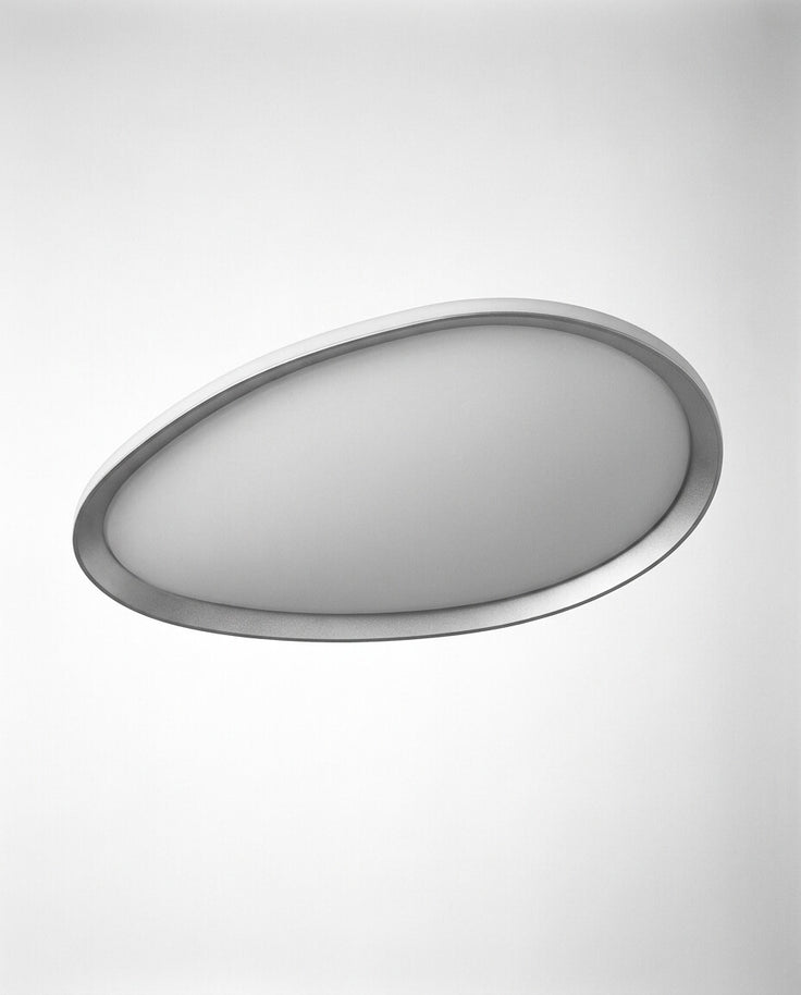 Japandi Tarzı Tekli Oval Minimalist LED Aplik