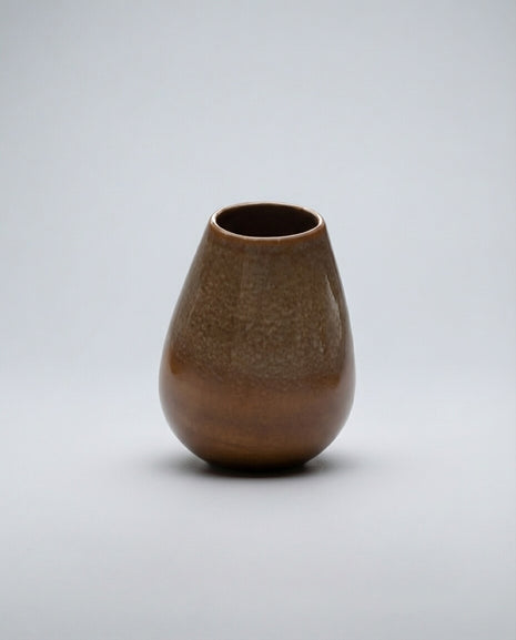 Wabi-Sabi Tarzı Taba Rengi Seramik Vazo